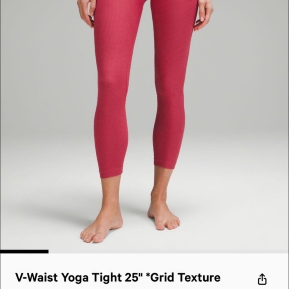 V waist lulu leggings tight 25